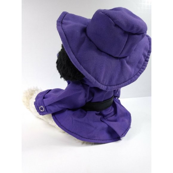 Secret Admirer White Dog in Purple Coat ❤  and Hat Stuffed Plush 9" First & Main - Picture 3 of 11